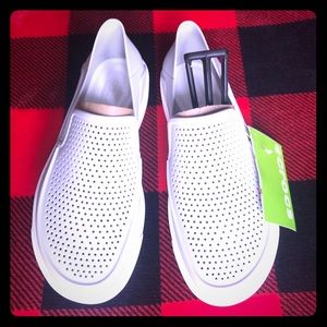 🐊CROCS🐊Citilane Roka Slip On👣Pearl/Gray-W8-NWT